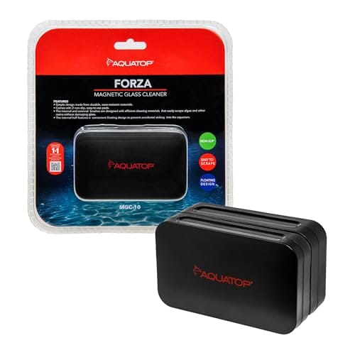 Aquatop Magnet Floating Aquarium Glass Cleaner - For 3/8" to 1/2" Thick Glass - Image 2