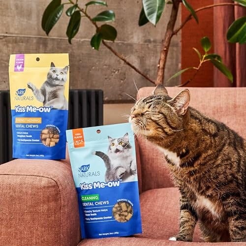 Ark Naturals Kiss Me-Ow Tuna Flavored Cleaning Dental Cat Chews - Image 8