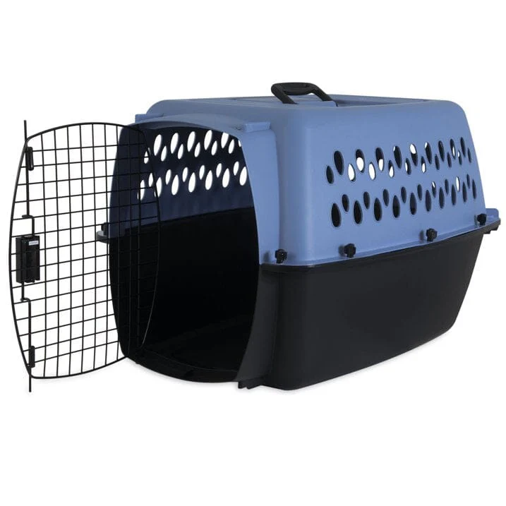 Aspen Fashion Pet Porter Dog Kennel Hard-Sided - Blue and Black - 26 in - Image 3