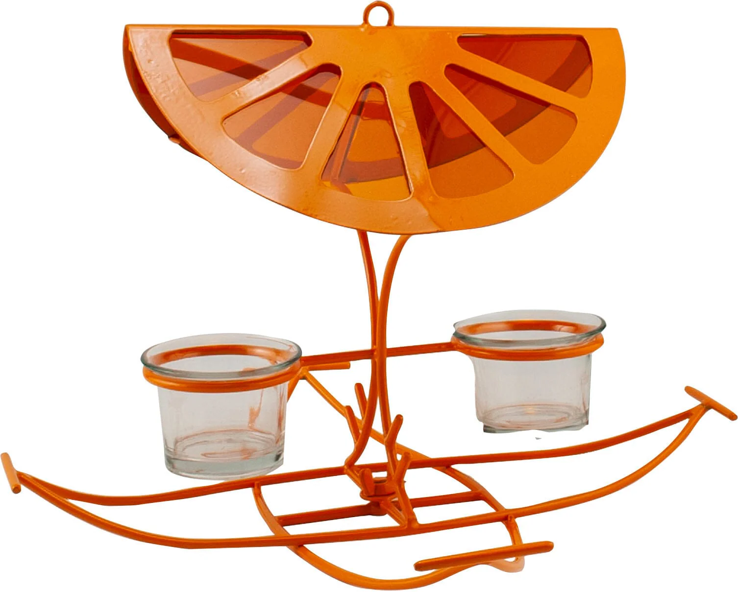 Audubon Oriole Metal Slice Jelly & Fruit Feeder - Orange