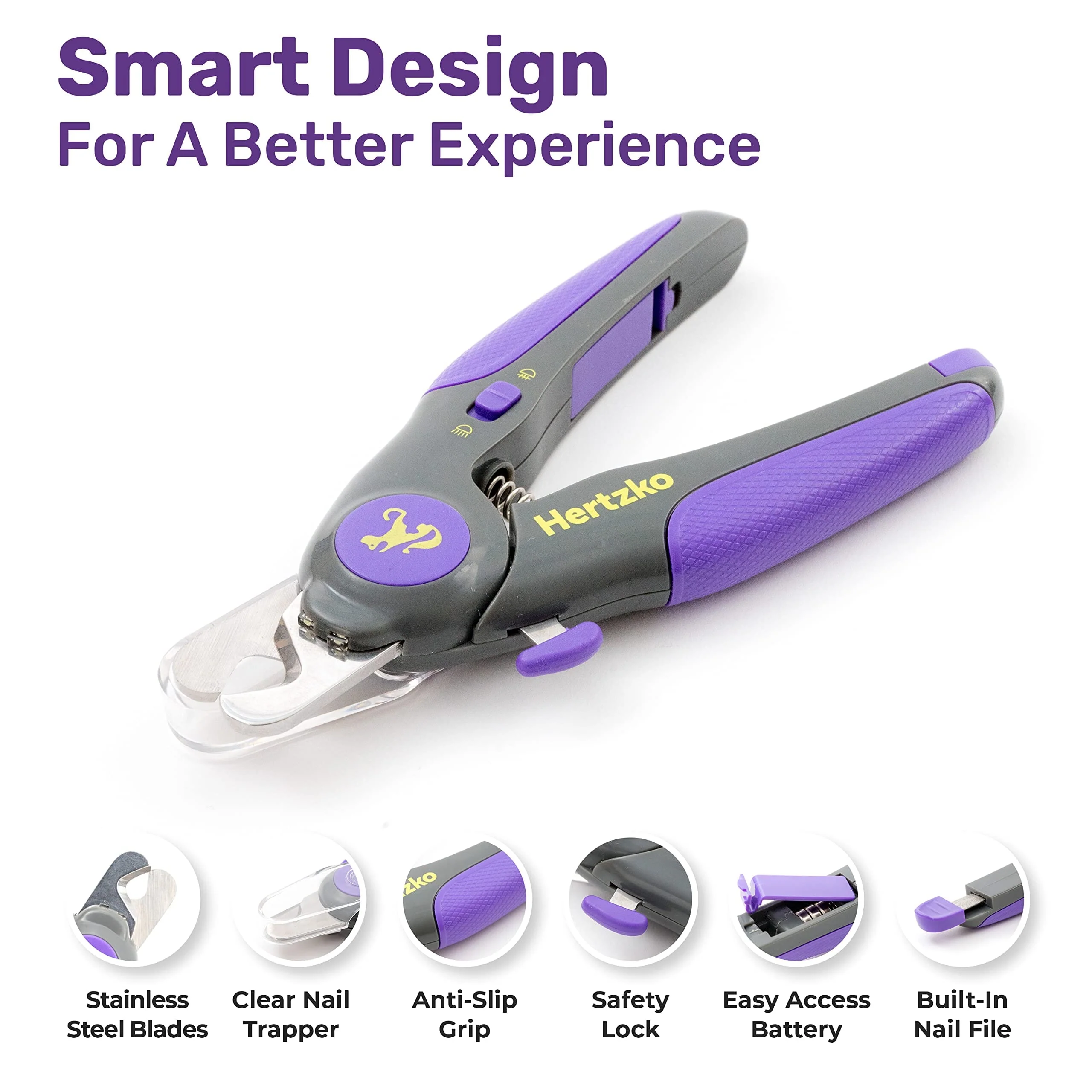 BaByliss Pro Pet LED Lighting Nail Clipper for Dogs and Cats - Large - Image 5
