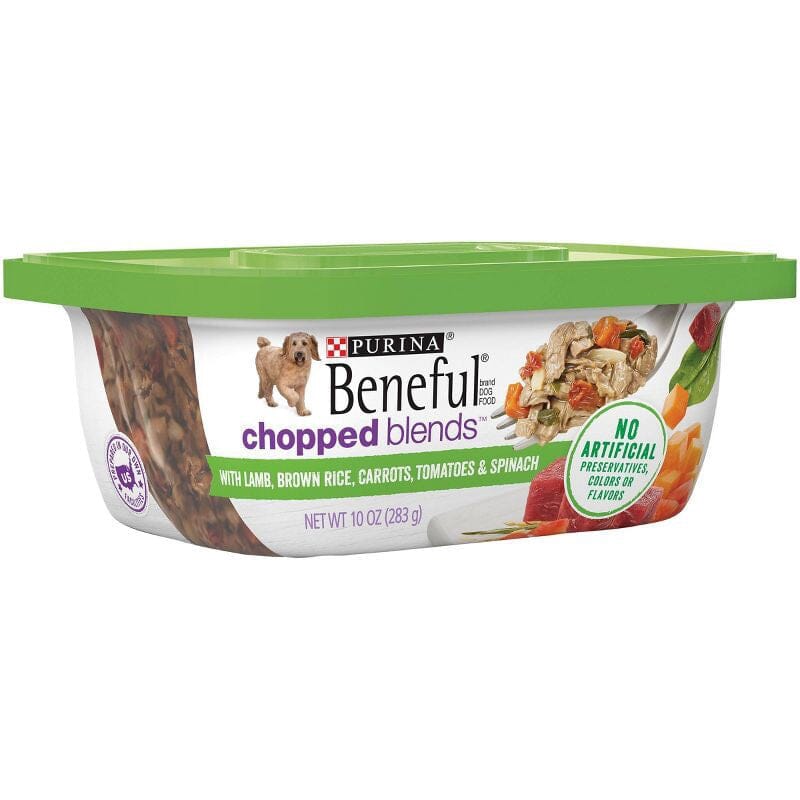 Beneful Chopped Blends With Lamb, Brown Rice, Carrots, Tomatoes & Spinach Wet Dog Food Tubs - Image 5