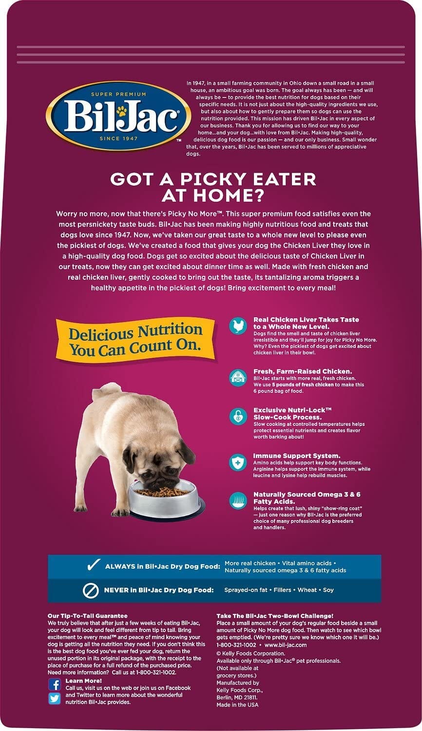 Bil-Jac Picky No More Small Breed Dry Dog Food - Chicken - 6 Lbs - Image 2