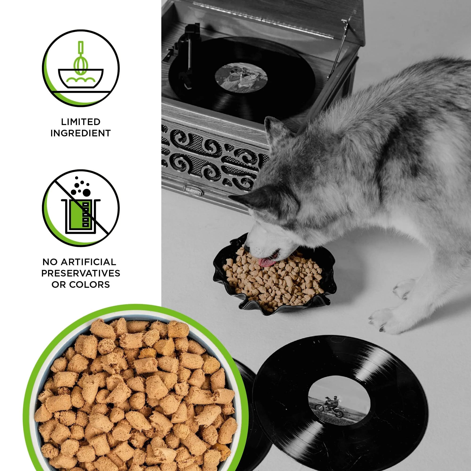 Bixbi Rawbble Pork Freeze-Dried Dog Food - 12 Oz - Image 2