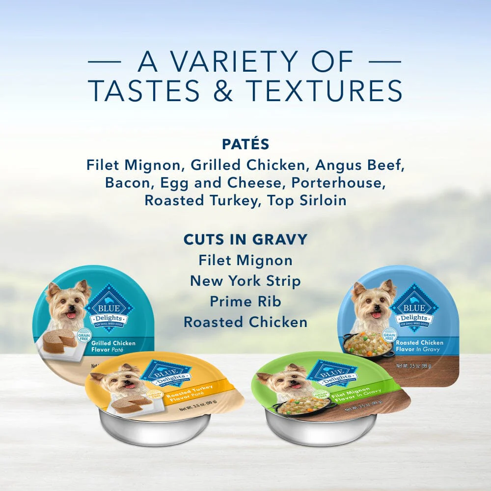 Blue Buffalo Blue Delights Small Breed Roasted Turkey Pate Dog Food Cup - Image 4