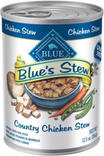 Blue Buffalo Blue's Stew Natural Adult Chicken Stew Canned Dog Food - 12.5 Oz - Case of 12