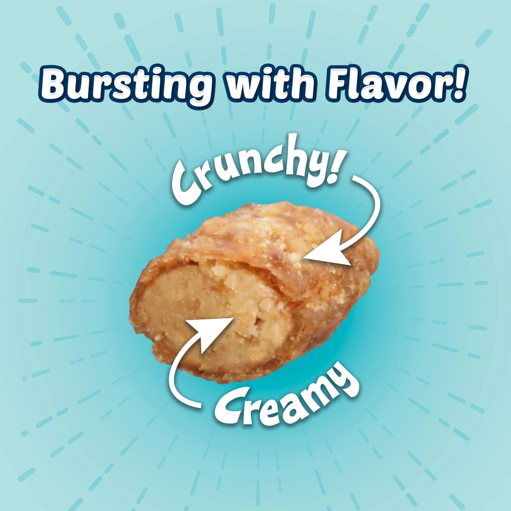 Blue Buffalo Bursts Crunchy and Creamy Seafood Crunchy Cat Treats- 12 Oz - Image 3