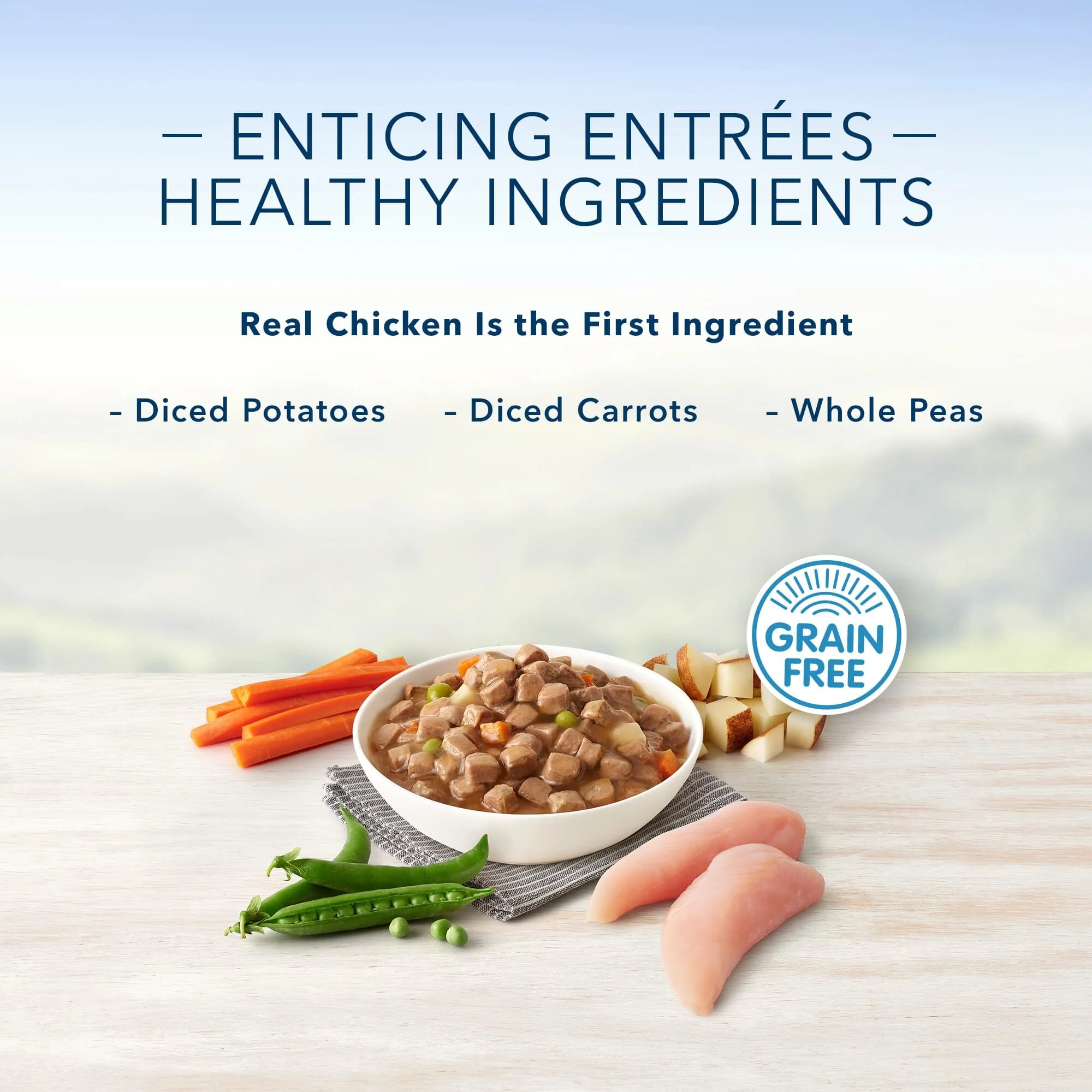 Blue Buffalo Devine Delights Adult Small-Breed Rotisserie Chicken in Gravy Wet Dog Food - 3.5 Oz - 12 Trays - Image 4