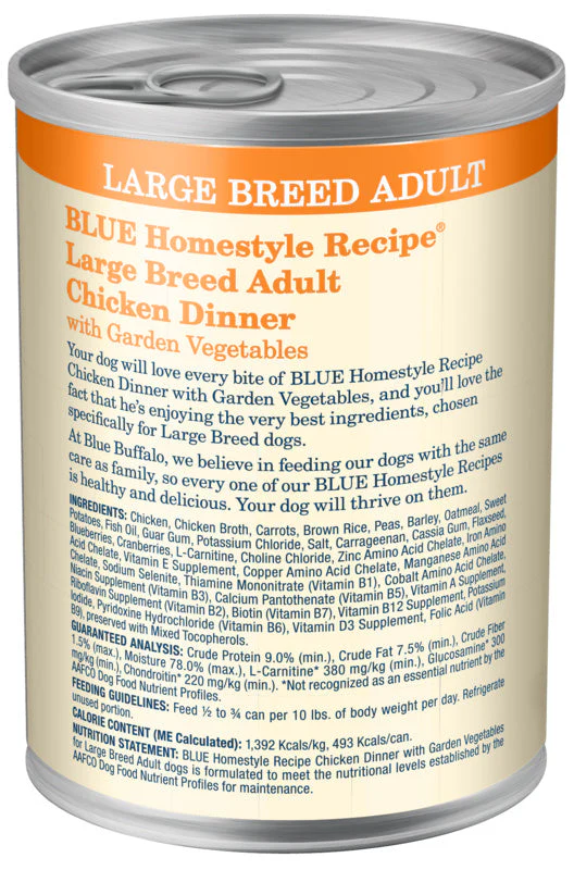 Blue Buffalo Home Style Recipe Large Breed Chicken Canned Dog Food - Image 2