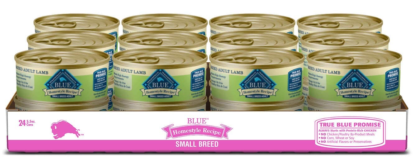 Blue Buffalo Homestyle Recipe Lamb Small-Breed Canned Dog Food - 5.5 Oz - Case of 24