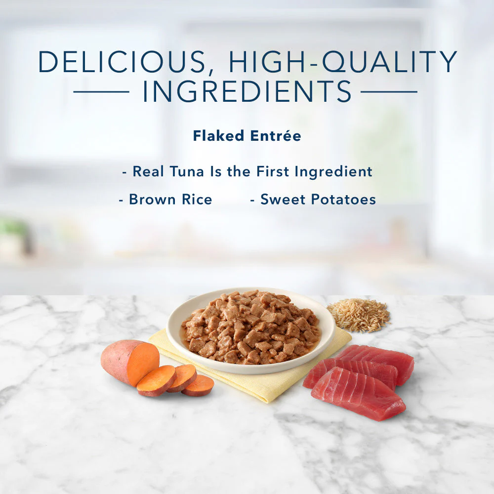 Blue Buffalo Tastefuls Natural Flaked Tuna Entree in Gravy Wet Cat Food - Image 6