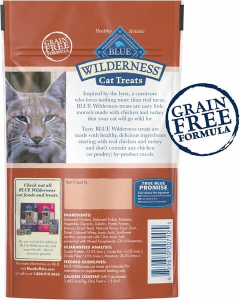 Blue Buffalo Wilderness Chicken & Turkey Cat Treats - Image 2