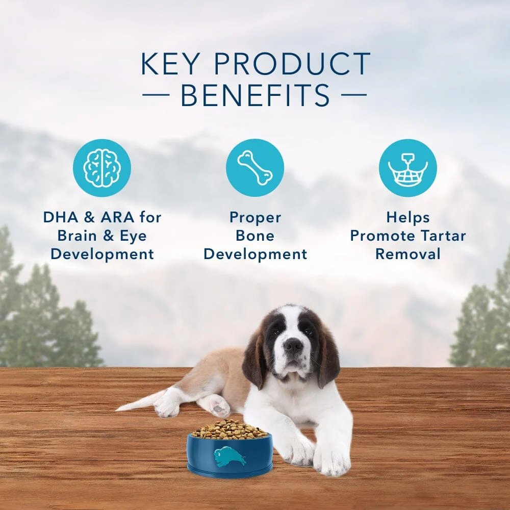 Blue Buffalo Wilderness Grain Free Chicken High Protein Recipe Large Breed Puppy Dry Dog Food - Image 2