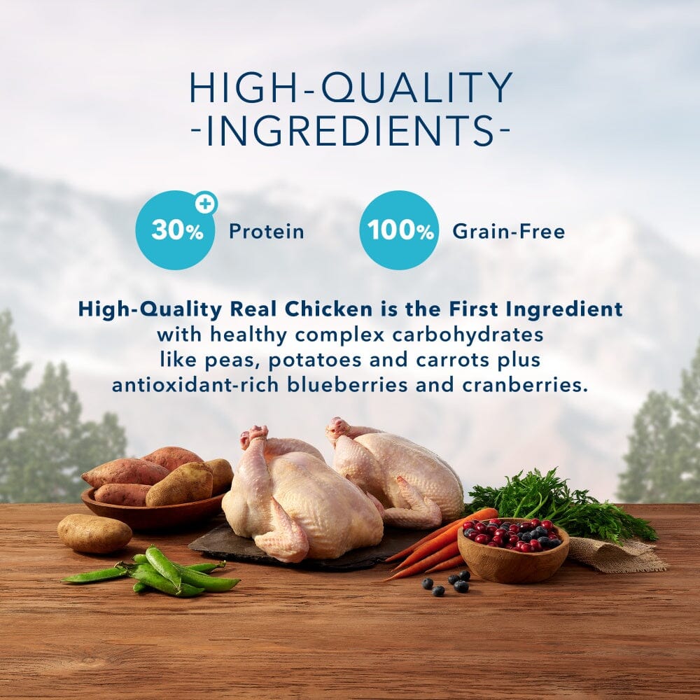 Blue Buffalo Wilderness Grain Free Chicken High Protein Recipe Large Breed Puppy Dry Dog Food - Image 3