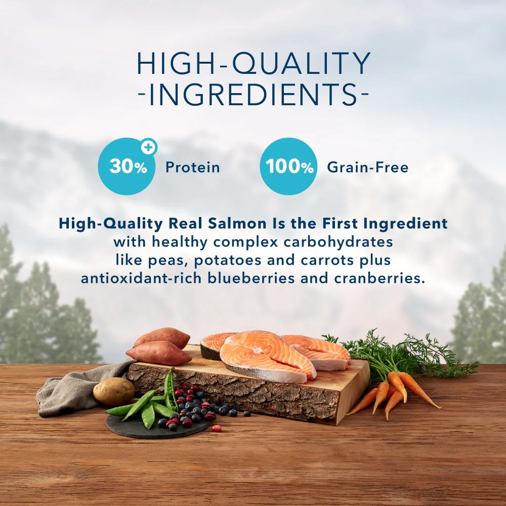 Blue Buffalo Wilderness Grain Free Salmon High Protein Recipe Dry Cat Food - Image 6