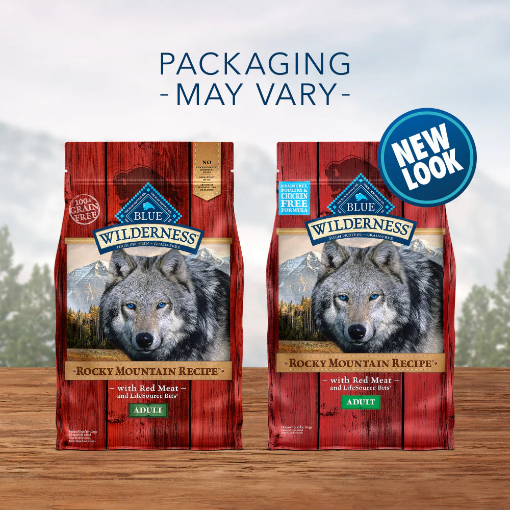 Blue Buffalo Wilderness Rocky Mountain Grain Free Red Meat High Protein Recipe Adult Dry Dog Food - Image 5