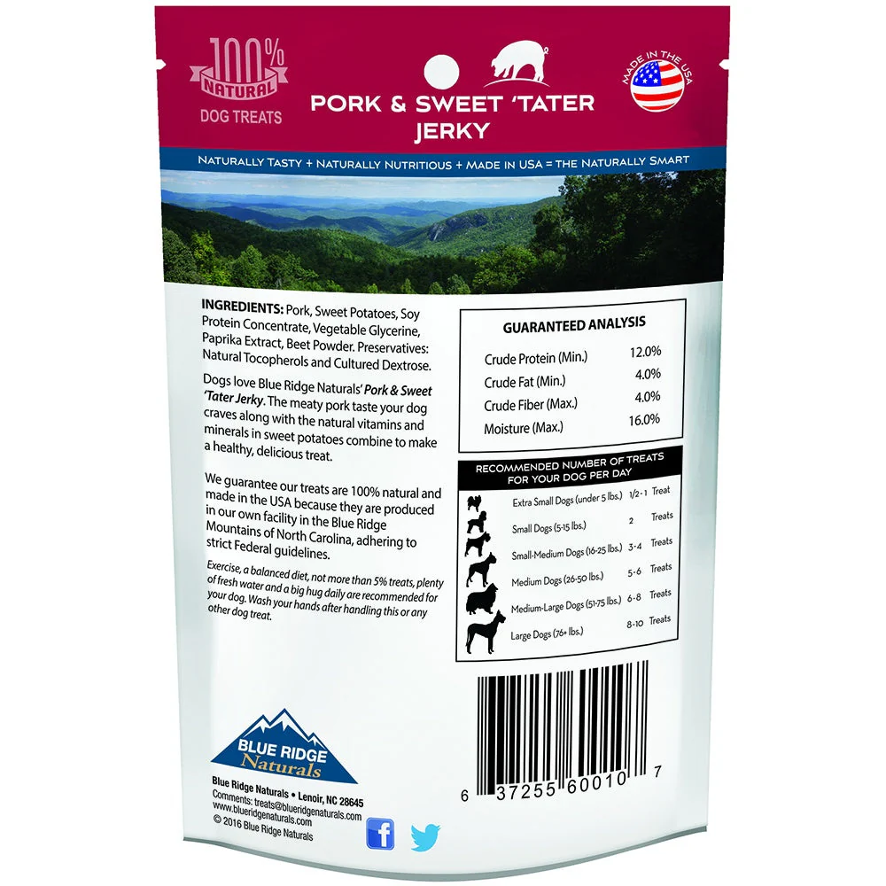 Blue Ridge Naturals Pork & Sweet 'Tater Jerky - Image 2