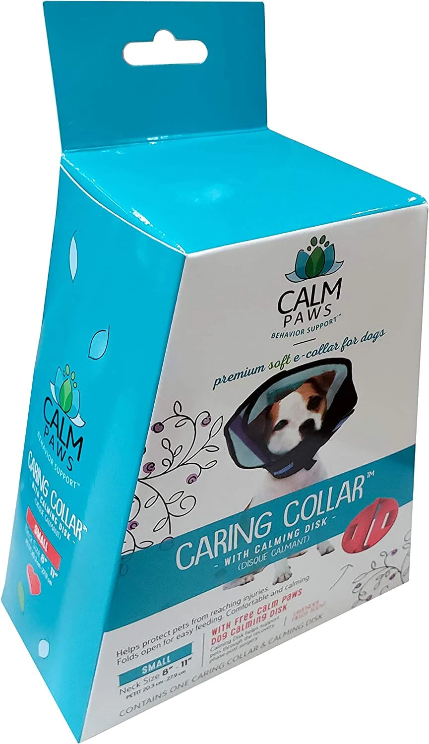 Calm Paws Caring Dog Collar with Calming Disk for Dogs - Small - Image 5