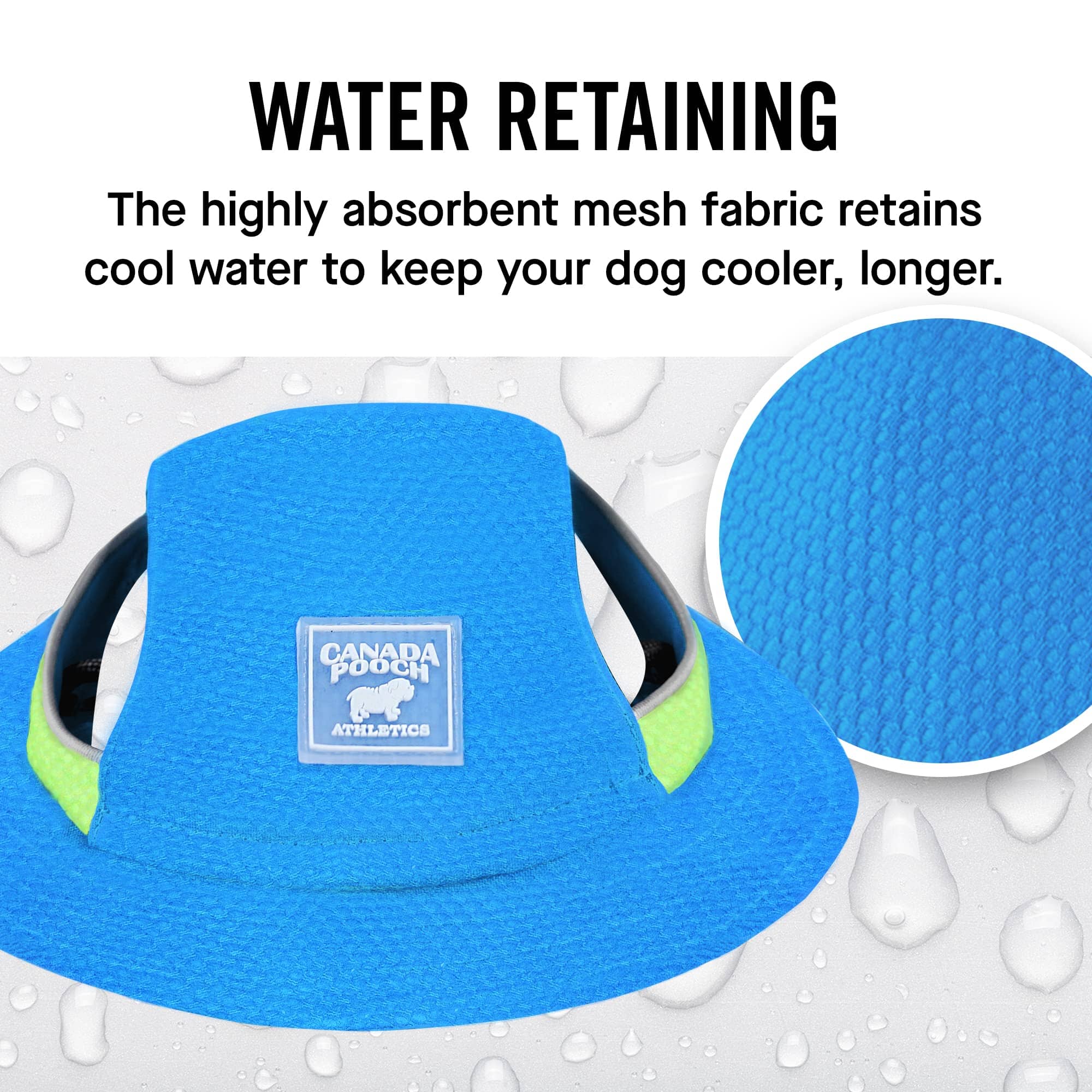 Canada Pooch Cooling Bucket Dog Hat - Blue - Extra Large - Image 5