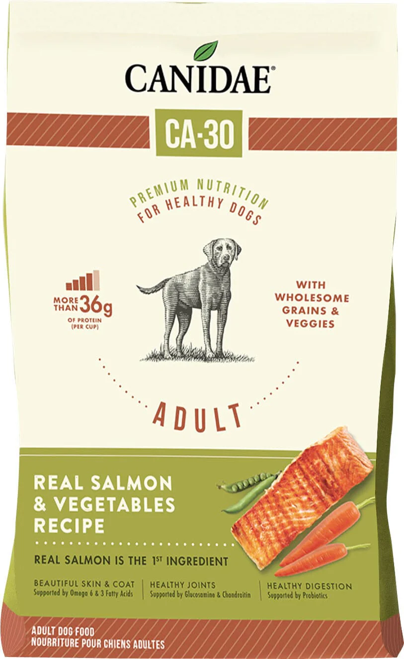 Canidae Ca-30 Recipe Dry Dog Food - Salmon/Pea/Carr - 7 Lbs