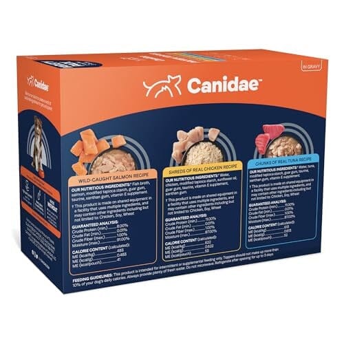 Canidae Pure Goodness Salmon Chicken Tuna Wet Dog Food Topper - Variety Pack - 3 Oz - Case of 12 - Image 2
