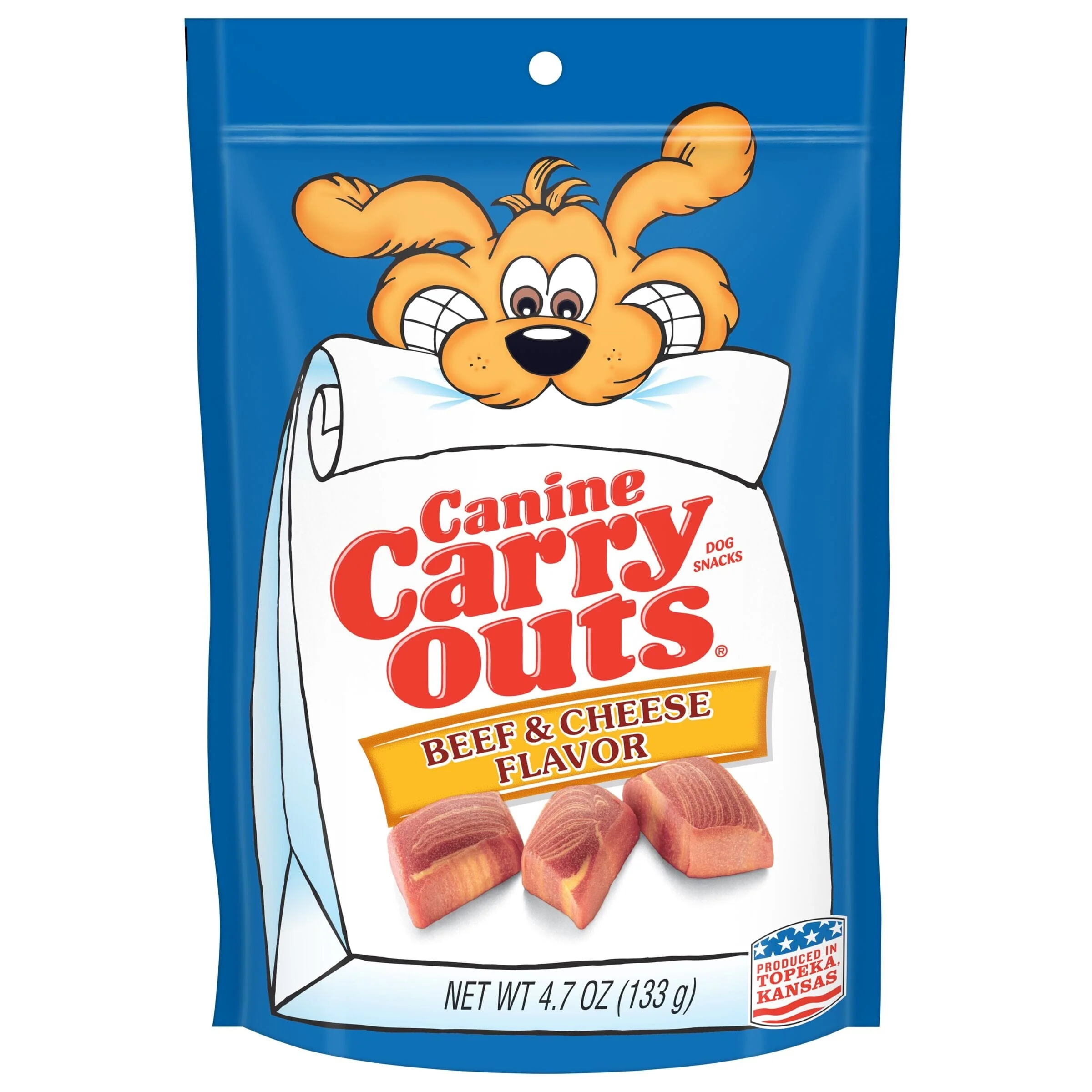 Canine Carry Outs Beef & Cheese Flavor Dog Treats - 4.5 Oz