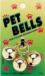 Coastal Round Bells and Chimes for Cat or Dog Collar - 3 Pack