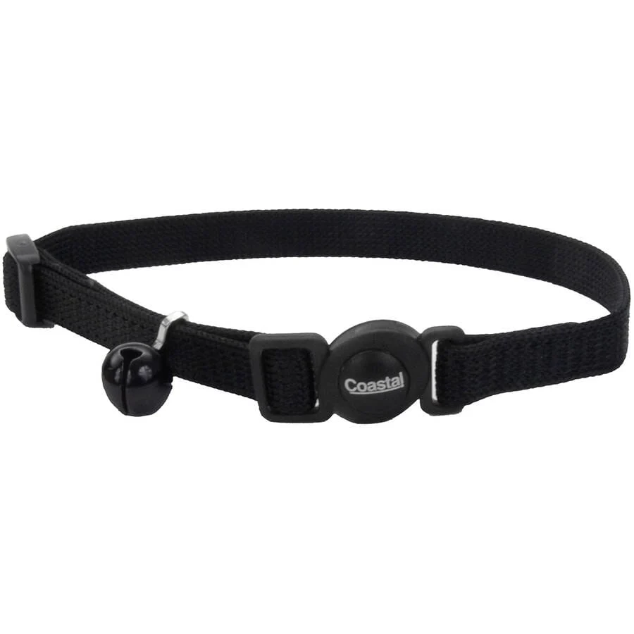 Coastal Safe Cat Breakaway Nylon Cat Collar with Bells - L:8-12 X W:3/8 Inch - Image 3