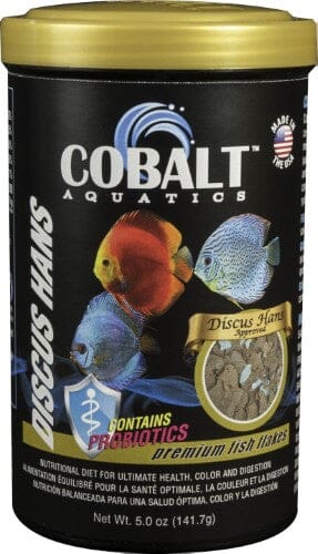 Cobalt Aquatics Discus Hans Premium Freeze-Dried Tropical Fish Food Flakes
