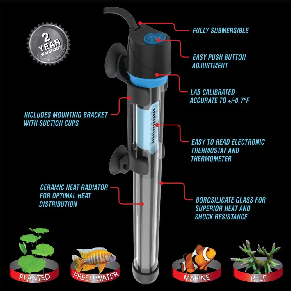 Cobalt Aquatics Neo-Glass Aquarium Heater - 100WT - Image 4