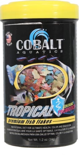 Cobalt Aquatics Tropical Premium Freeze-Dried Fish Food Flakes