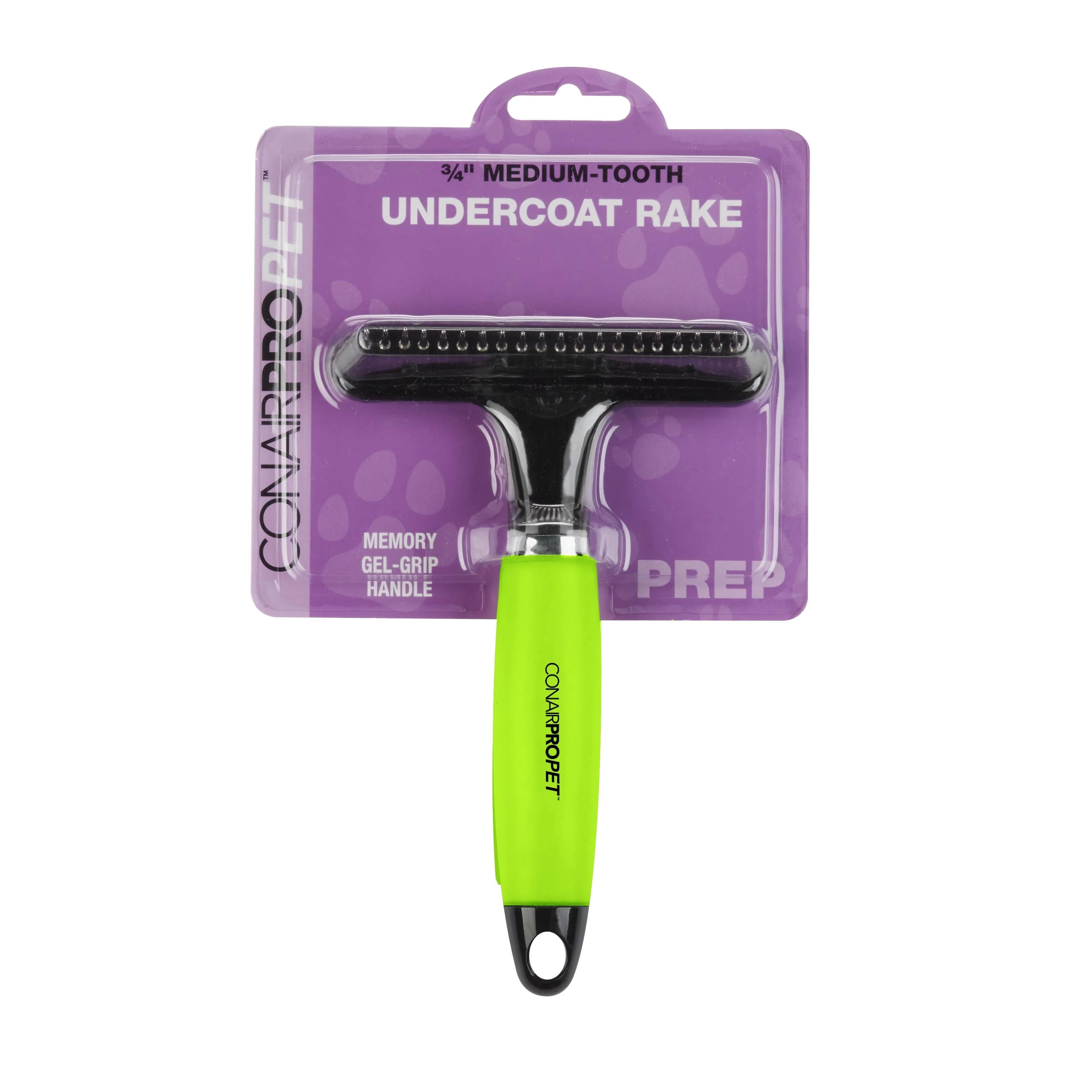 CONAIR 3/4 Inch Dog Grooming Rake - Medium
