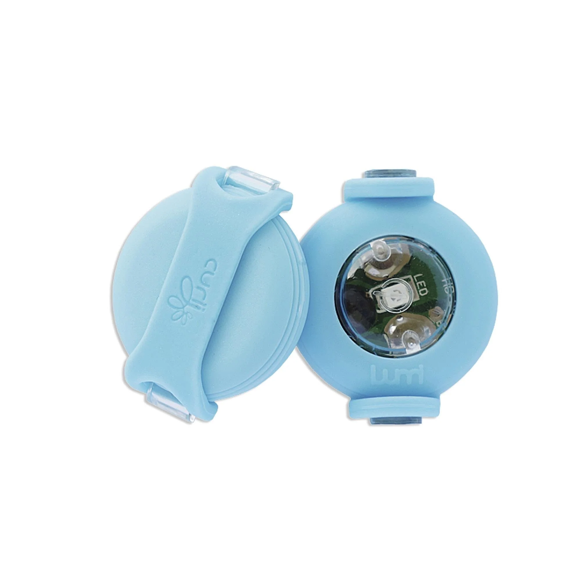 Curli Luumi LED Safety Light - Cyan - 2 Pack