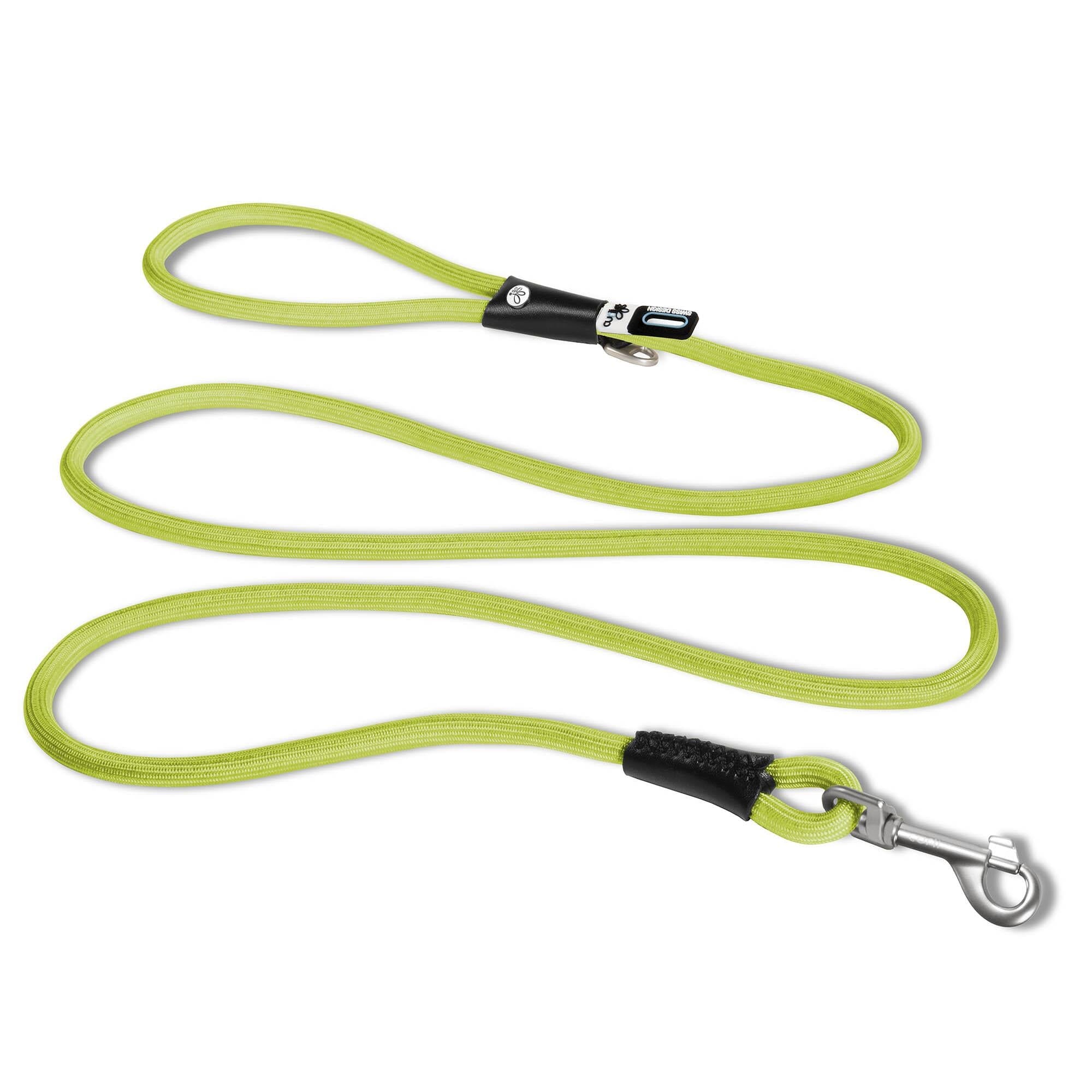 Curli Stretch Comfort Dog Leash - Lime - Medium