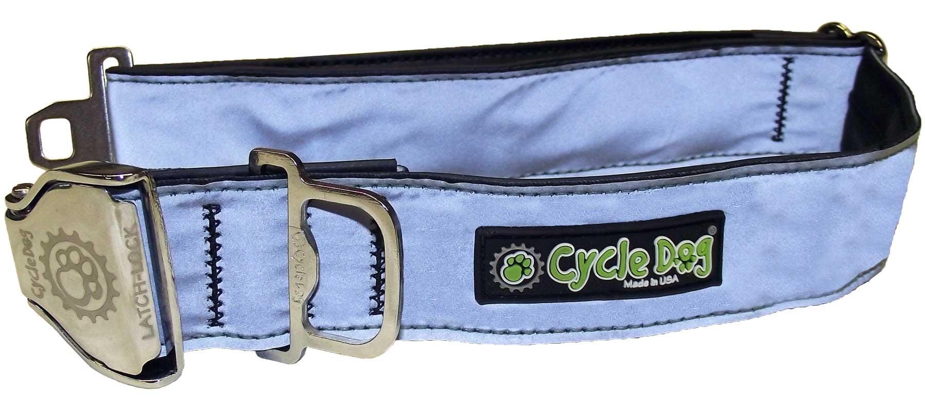 Cycle Dog Earth-Friendly Fatty Dog Collar - Silver - Large