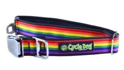 Cycle Dog Rainbow Pride Dog Collar - Large