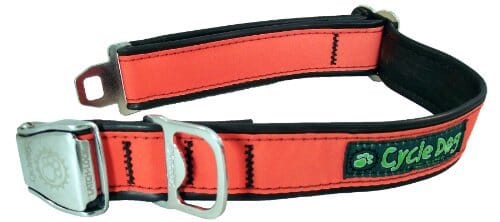 Cycle Dog Regular Earth-Friendly Dog Collar - Orange - Medium