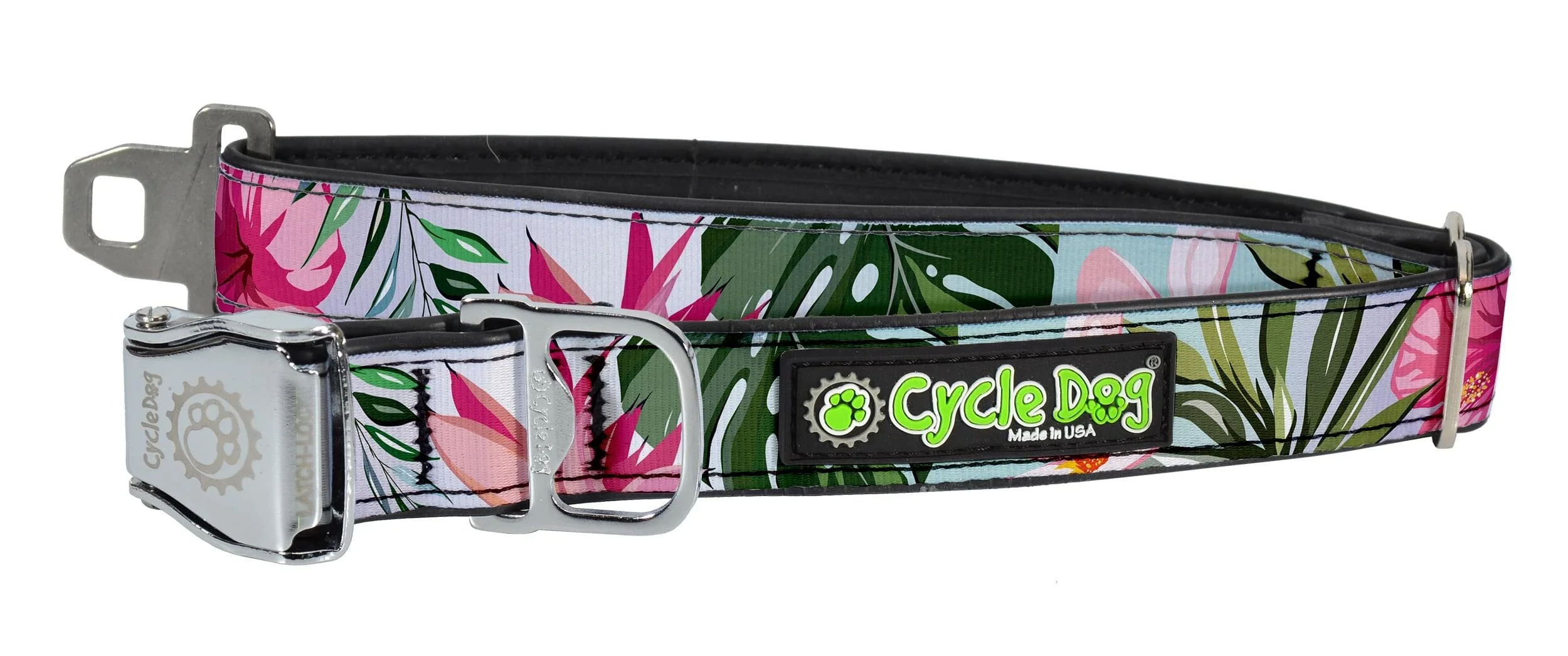 Cycle Dog Regular Earth-Friendly Dog Collar - Tropical - Medium