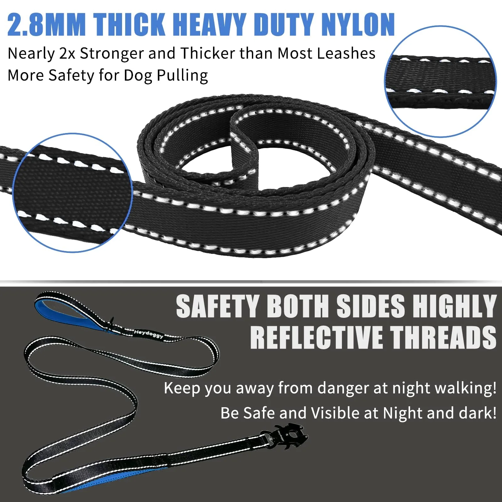 Cycle Dog Regular Earth-Friendly Dog Leash - USA Pattern - 6' Feet - Image 4