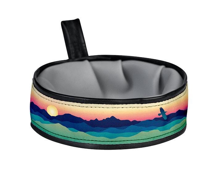 Cycle Dog Trail Buddy Dog Bowl - Eagle Pattern - 22 Oz