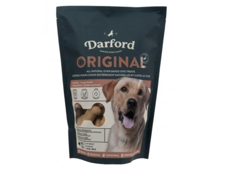 Darford Original Natural Limited Ingredient Chicken Oven-Baked Crunchy Bones Dog Biscuits - 35 Oz