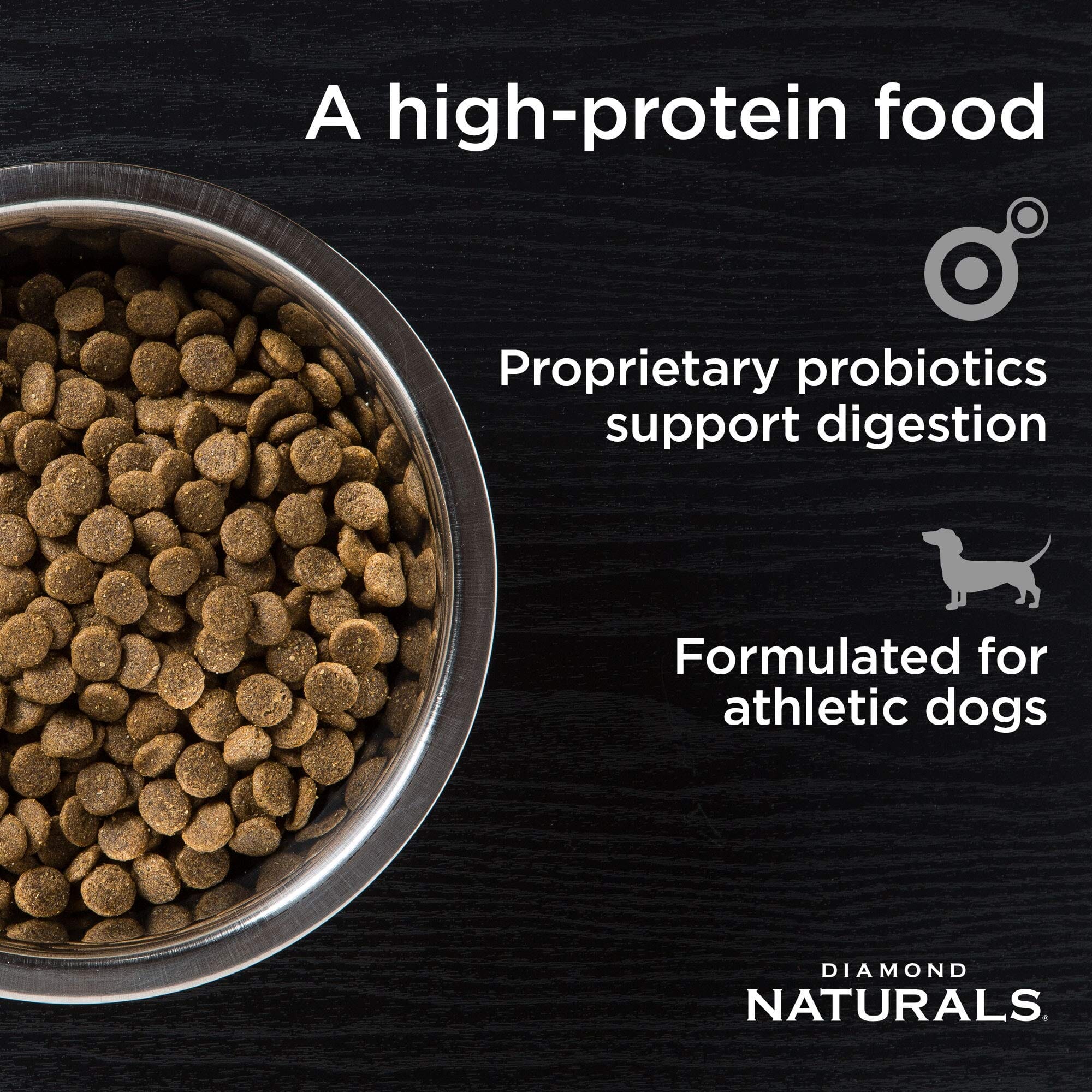 Diamond Naturals Extreme Athlete High-Protein Formula Dry Dog Food - 40 Lbs - Image 2