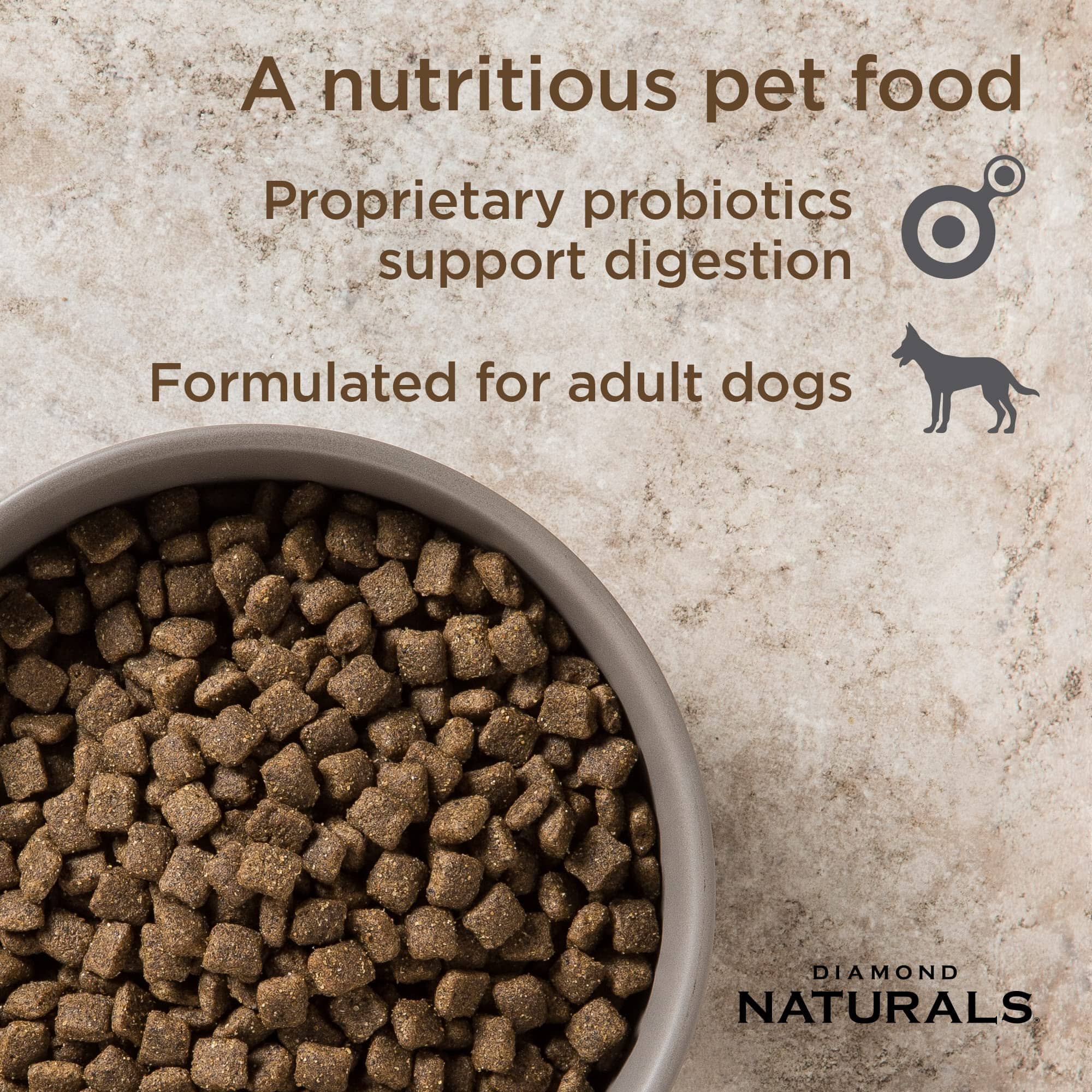 Diamond Naturals Lamb and Rice Dry Dog Food - 6 Lbs - Image 2