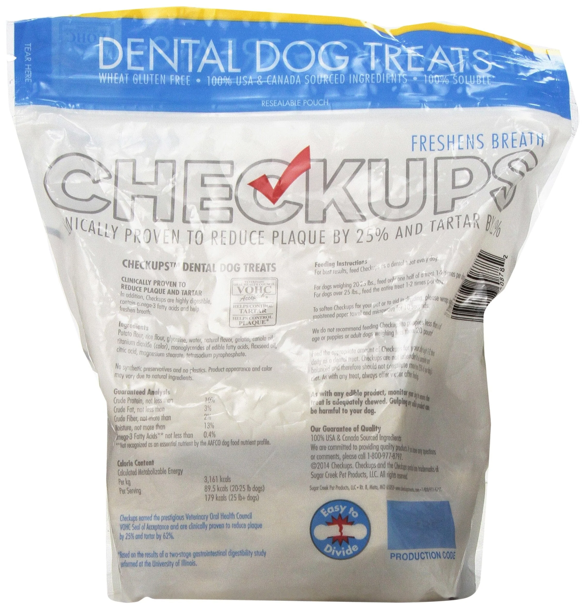Diamond Pet Foods Checkups Dentral Dog Chews Treats - 24 Count - 48 Oz - Image 2
