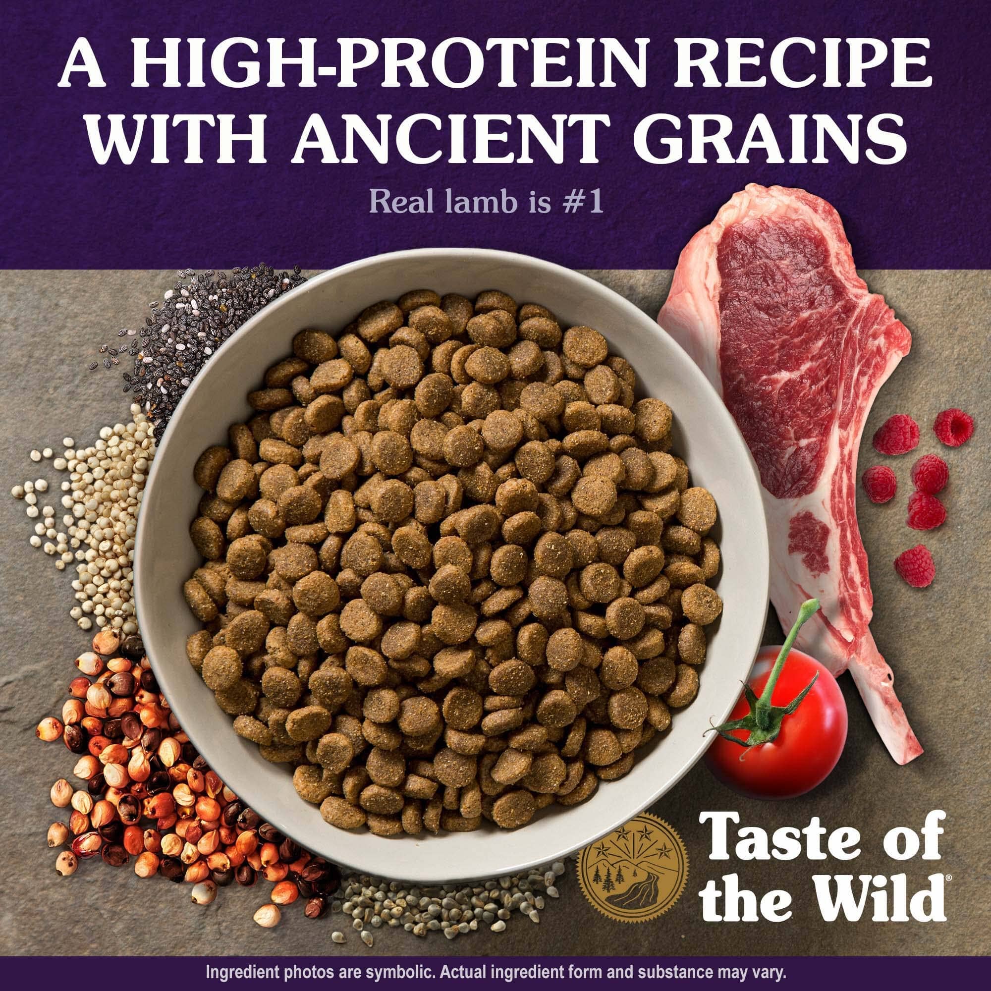 Diamond Taste Of The Wild Mountain Roasted Lamb with Ancient Grains Dry Dog Food - 5 Lbs - Image 3