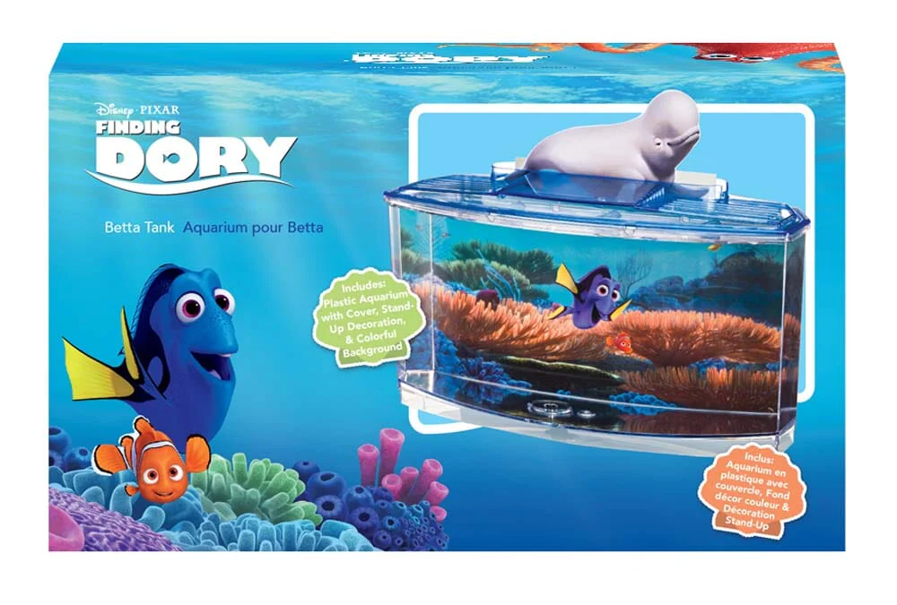 Disney Finding Dory Betta Tank Multi-Color - 0.7 gal