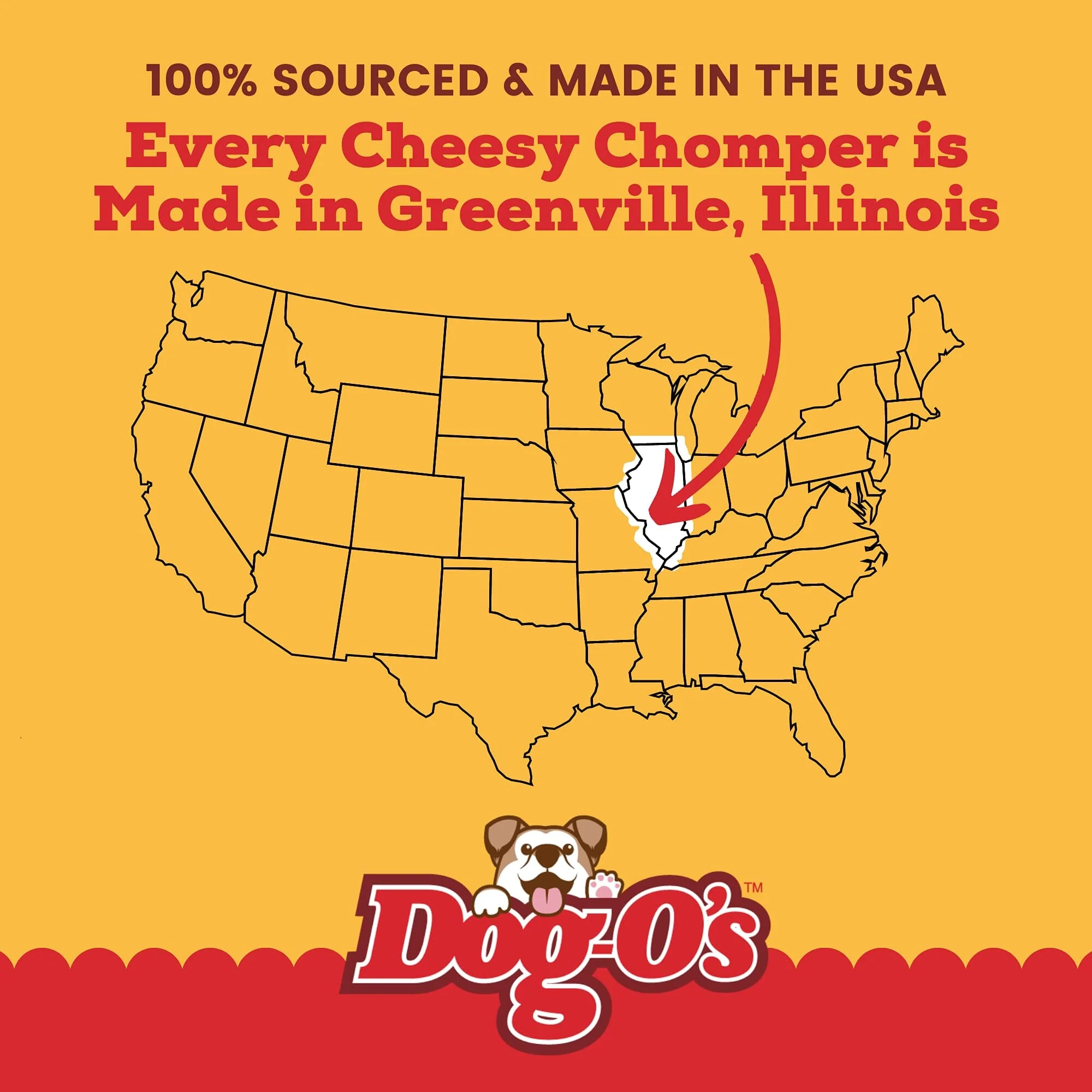 Dog-O's Cheese Chompers Crunchy Dog Treats - 3 Oz - Image 5
