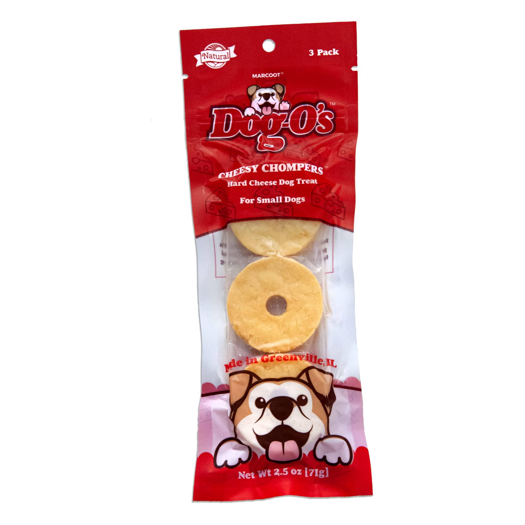 Dog-O's Cheese Chompers Crunchy Dog Treats - 3 Oz - Image 6