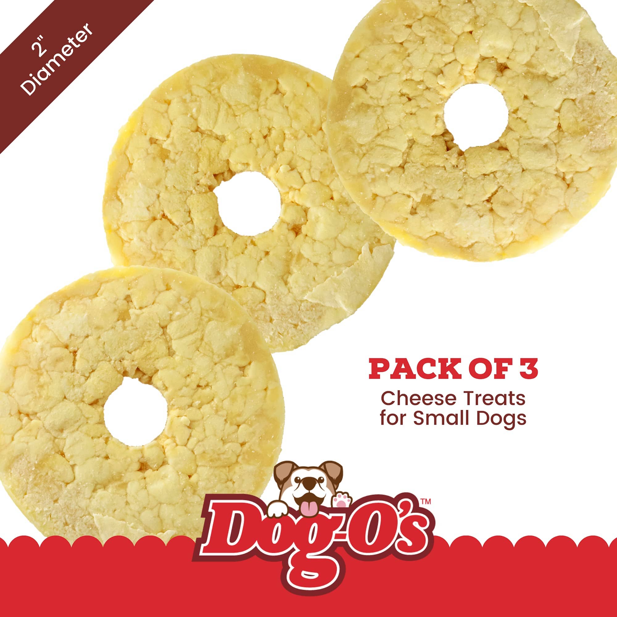 Dog-O's Cheese Chompers Crunchy Dog Treats - 3 Oz - Image 7