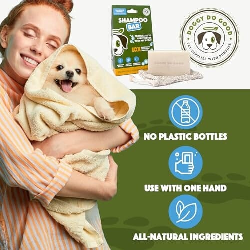 Doggy Do Good Natural Geranium and Citronella De-Shedding Hypo-Allergenic Dog Shampoo Bar - 5 Oz - Image 3